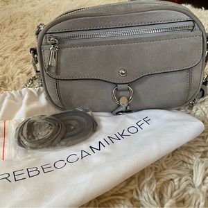 Rebecca Minkoff | Gray Nubuck Leather Bag